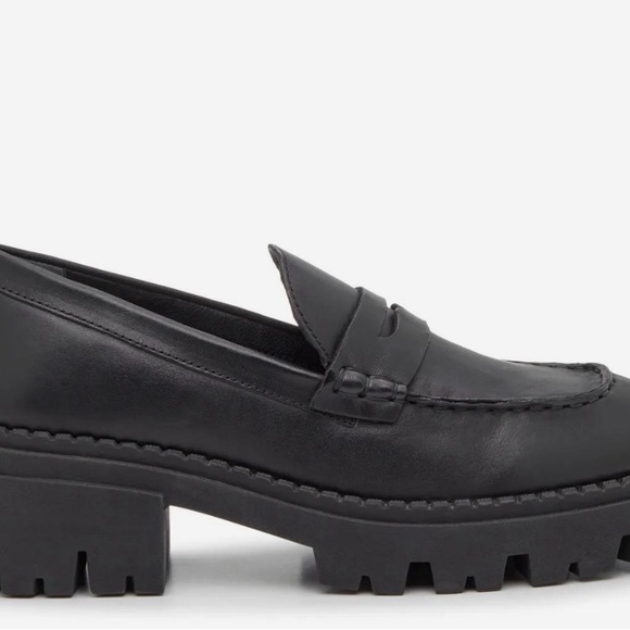 NEW Free People Lyra Lug Sole Loafer- Women's Classic Slip-On - Picture 2 of 9